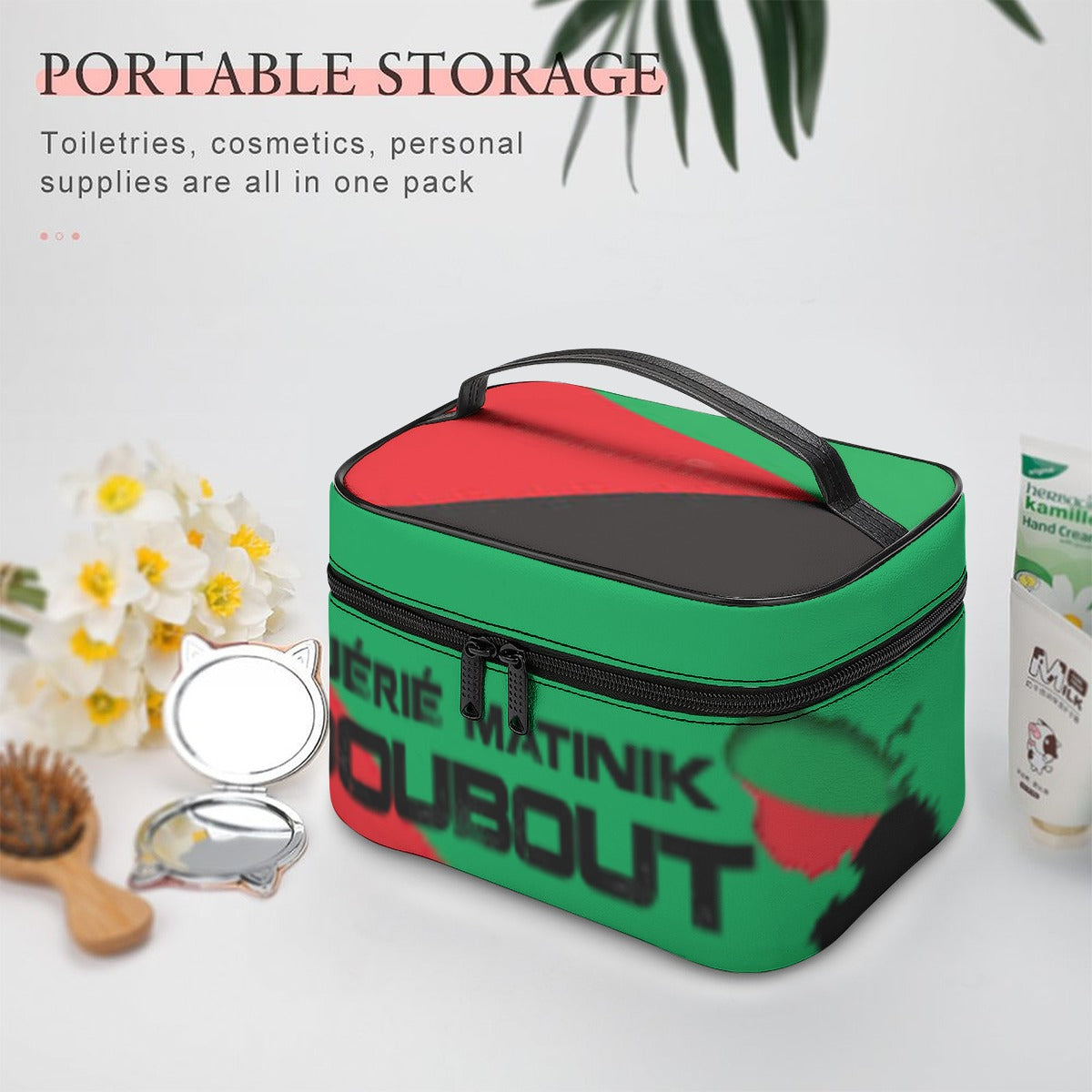 💼 Trousse de Toilette MARTINIQUE DOUBOUT - Grande Capacité Voyage | L'Univers Créatif