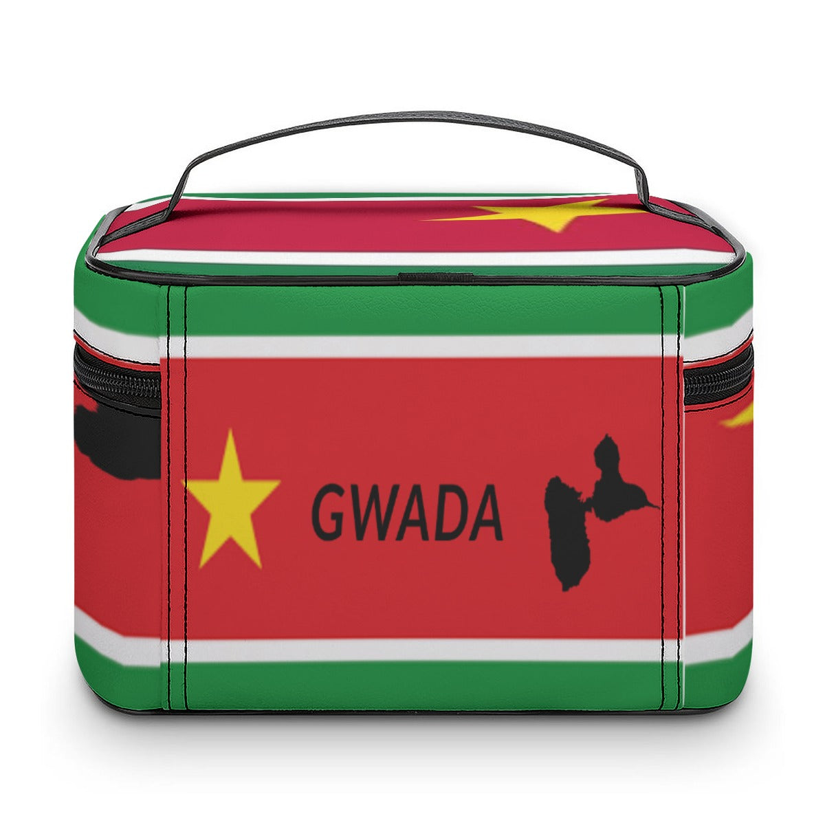 💼 Trousse de Toilette GWADA - Grande Capacité Voyage | Drapeau Guadeloupe